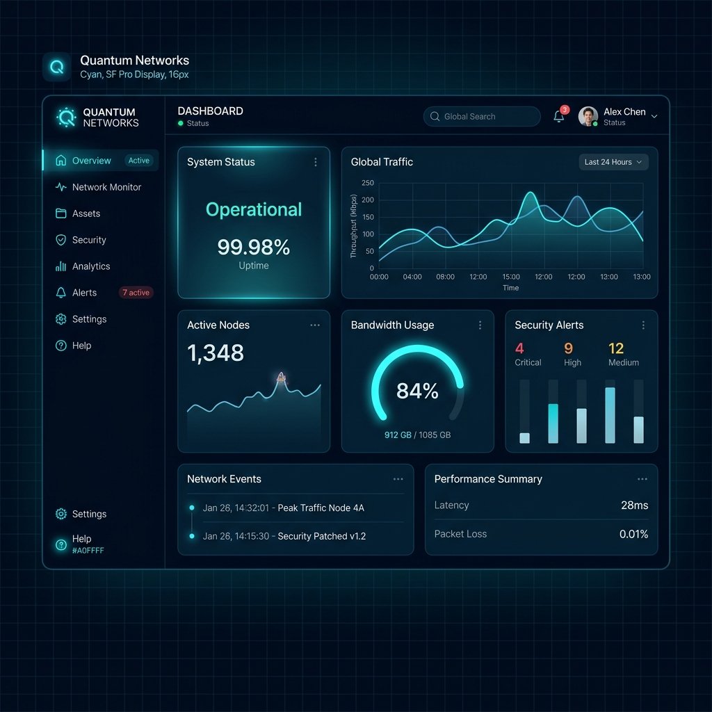 Mockup do Dashboard Cortex SaaS